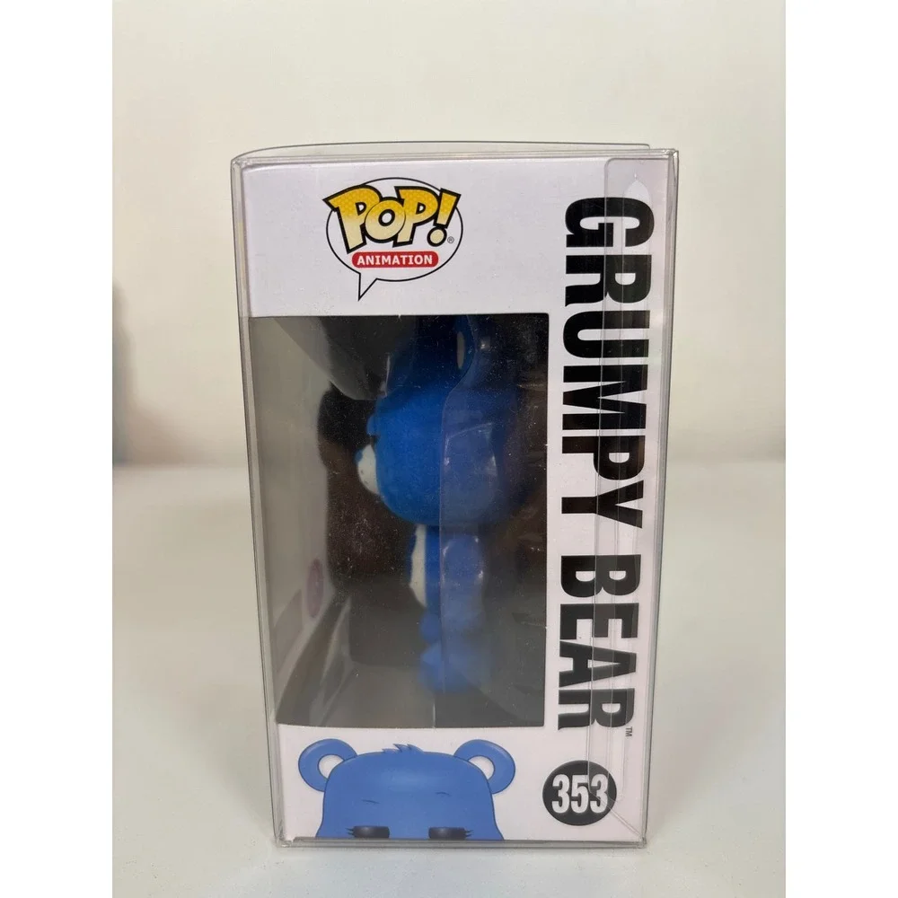 Funko Pop Care Bears Grumpy Bear 353 Flocked BoxLunch Exclusive Vinyl Protector
